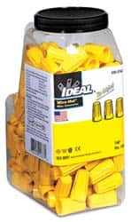 Ideal - 2, 18 to 4, 14 + 1, 18 AWG, 600 Volt, Flame Retardant, Standard Twist on Wire Connector - Yellow, 221°F - Caliber Tooling