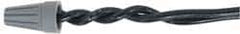 Ideal - 3, 22 to 2, 16 AWG, 300 Volt, Flame Retardant, Standard Twist on Wire Connector - Gray, 221°F - Caliber Tooling