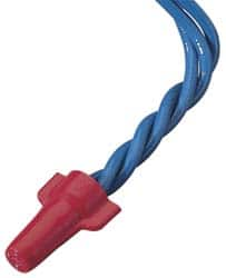 Ideal - 2, 18 to 4, 10 AWG, 600 Volt, Flame Retardant, Wing Twist on Wire Connector - Red, 221°F - Caliber Tooling