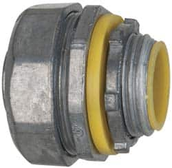 Cooper Crouse-Hinds - 3/4" Trade, Die Cast Zinc Threaded Straight Liquidtight Conduit Connector - Insulated - Caliber Tooling