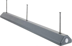 Eagle - 72" Long x 8" Wide x 4" High, Parking Curb - Gray, High Density Polyethylene - Caliber Tooling