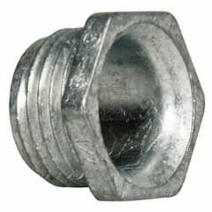 Cooper Crouse-Hinds - 1/2" Trade, Die Cast Zinc Threaded Rigid/Intermediate (IMC) Conduit Nipple - Noninsulated - Caliber Tooling