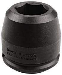 Proto - 1-1/2" Drive 38mm Standard Impact Socket - 6 Points, 3-1/4" OAL - Caliber Tooling