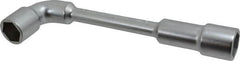 Facom - 15/16", 6 Point, Satin Chrome Coated, 90 ° Offset Socket Wrench - 250mm OAL, 34.5mm Head Thickness - Caliber Tooling