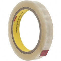 3M - 36 Yds. x 5/8", Clear Polyester Film Tape - 396 Series, 4.1 mil Thick, 43 Lb./Inch Tensile Strength - Caliber Tooling