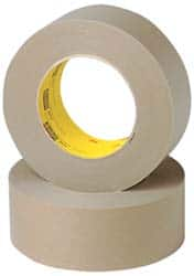 3M - 1-1/2" Wide x 60 Yd Long Brown Paper Masking Tape - Series 2517, 6.5 mil Thick, 35 In/Lb Tensile Strength - Caliber Tooling