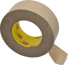 3M - 2" Wide x 60 Yd Long Brown Paper Masking Tape - Series 2517, 6.5 mil Thick, 35 In/Lb Tensile Strength - Caliber Tooling