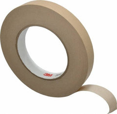 3M - 3/4" Wide x 60 Yd Long Tan Paper Masking Tape - Series 2515, 6.7 mil Thick, 36 In/Lb Tensile Strength - Caliber Tooling