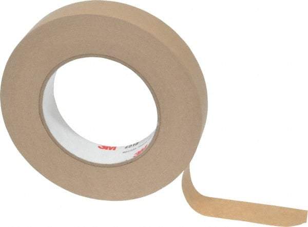 3M - 1" Wide x 60 Yd Long Tan Paper Masking Tape - Series 2515, 6.7 mil Thick, 36 In/Lb Tensile Strength - Caliber Tooling