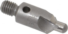 Made in USA - 2-1/2" OAL, 3/8" Head Diam, 3 Flute, 100° Incl Angle, Integral Pilot, Adjustable Stop Countersink - Caliber Tooling