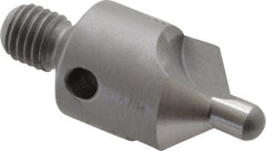 Made in USA - 2-1/2" OAL, 1/2" Head Diam, 2 Flute, 100° Incl Angle, Integral Pilot, Adjustable Stop Countersink - Caliber Tooling