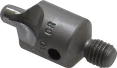 Made in USA - 2-1/2" OAL, 1/2" Head Diam, 2 Flute, 100° Incl Angle, Integral Pilot, Adjustable Stop Countersink - Caliber Tooling