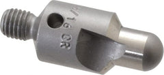 Made in USA - 2-1/2" OAL, 1/2" Head Diam, 2 Flute, 100° Incl Angle, Integral Pilot, Adjustable Stop Countersink - Caliber Tooling