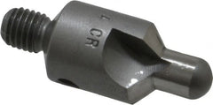 Made in USA - 2-1/2" OAL, 1/2" Head Diam, 3 Flute, 100° Incl Angle, Integral Pilot, Adjustable Stop Countersink - Caliber Tooling