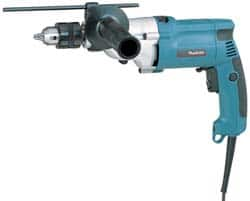 Makita - 120 Volt 3/4" Keyed Chuck Electric Hammer Drill - 0 to 24,000 BPM, 0 to 2,900 RPM, Reversible - Caliber Tooling