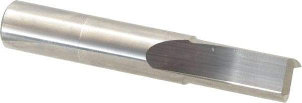 Onsrud - 1/2" Diam, 1/2" Shank Diam, 1" Length of Cut, 2 Flute Double Edge Straight Router Bit - 3" Overall Length, Left Hand Cut, Solid Carbide - Caliber Tooling