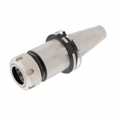 Iscar - 2mm to 20mm Capacity, 150mm Projection, CAT40 Taper Shank, ER32 Collet Chuck - Through-Spindle - Exact Industrial Supply