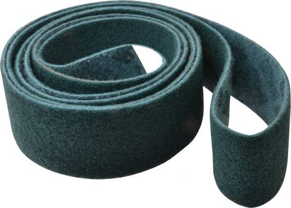 3M - 3" Wide x 132" OAL, Aluminum Oxide Abrasive Belt - Aluminum Oxide, Very Fine, Nonwoven, Series SC-BL - Caliber Tooling