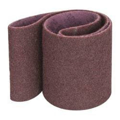 3M - 6" Wide x 48" OAL, Aluminum Oxide Abrasive Belt - Aluminum Oxide, Medium, Coated, Series SC-BL - Caliber Tooling