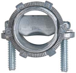 Cooper Crouse-Hinds - 3/4" Trade, Die Cast Zinc Squeeze Clamp Straight FMC Conduit Connector - Noninsulated - Caliber Tooling