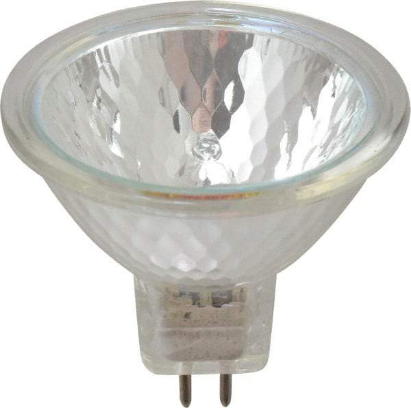 Philips - 50 Watt Halogen Commercial/Industrial 2 Pin Lamp - 3,100°K Color Temp, 960 Lumens, 12 Volts, Dimmable, MRC16, 6,000 hr Avg Life - Caliber Tooling