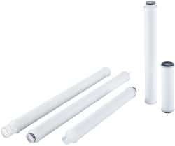 Parker - 2-1/2" OD, 5µ, Polypropylene Pleated-Melt Blown & Spun Bonded Cartridge Filter - 20" Long - Caliber Tooling