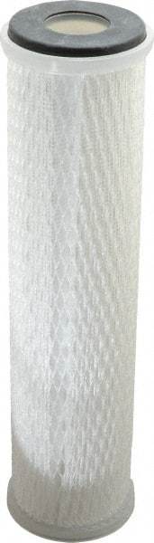 Parker - 2-1/2" OD, 0.5µ, Polypropylene Pleated-Melt Blown & Spun Bonded Cartridge Filter - 10" Long - Caliber Tooling