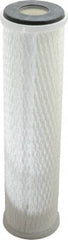 Parker - 2-1/2" OD, 0.5µ, Polypropylene Pleated-Melt Blown & Spun Bonded Cartridge Filter - 10" Long - Caliber Tooling