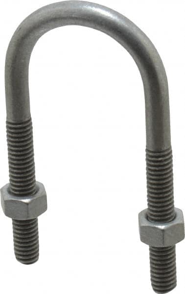 Cooper Crouse-Hinds - Malleable Iron Rigid U-Bolts - 1" Rigid, Electrogalvanized Finish - Caliber Tooling