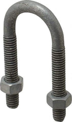 Cooper Crouse-Hinds - Malleable Iron Rigid U-Bolts - 1/2" Rigid, Electrogalvanized Finish - Caliber Tooling