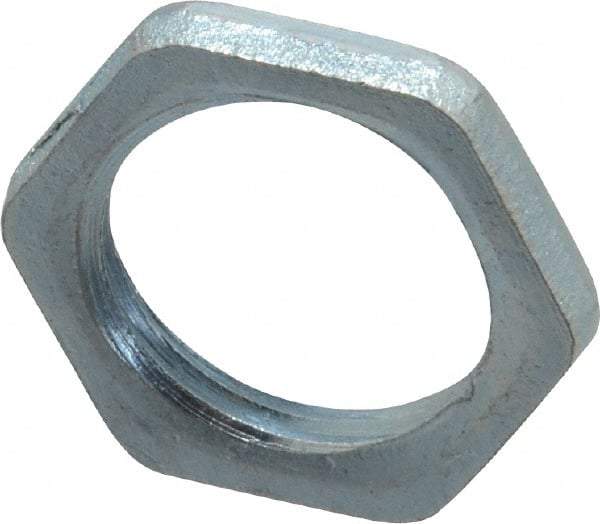 Cooper Crouse-Hinds - 3/8" Trade, Steel Threaded Rigid/Intermediate (IMC) Conduit Locknut - Noninsulated - Caliber Tooling