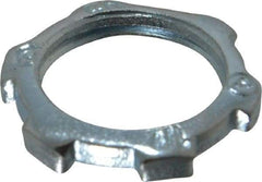 Cooper Crouse-Hinds - 1/2" Trade, Steel Threaded Rigid/Intermediate (IMC) Conduit Locknut - Noninsulated - Caliber Tooling