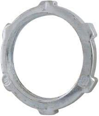 Cooper Crouse-Hinds - 1" Trade, Steel Threaded Rigid/Intermediate (IMC) Conduit Locknut - Noninsulated - Caliber Tooling