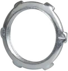 Cooper Crouse-Hinds - 1" Trade, Steel Threaded Rigid/Intermediate (IMC) Conduit Locknut - Noninsulated - Caliber Tooling