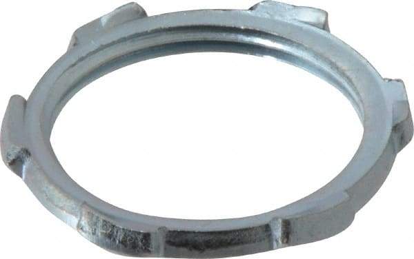 Cooper Crouse-Hinds - 1-1/4" Trade, Steel Threaded Rigid/Intermediate (IMC) Conduit Locknut - Noninsulated - Caliber Tooling