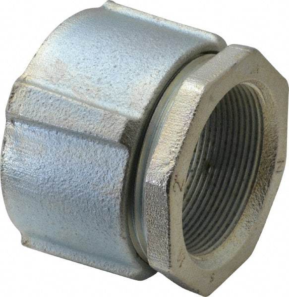 Cooper Crouse-Hinds - 2" Trade, Malleable Iron Threaded Rigid/Intermediate (IMC) Conduit Coupling - Noninsulated - Caliber Tooling