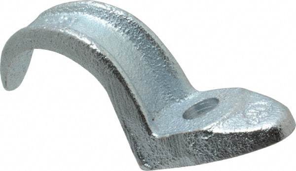 Cooper Crouse-Hinds - 1-1/2" Pipe, Malleable Iron, Conduit Clamp - 1 Mounting Hole - Caliber Tooling