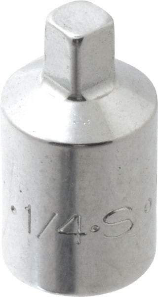 SK - 3/8" Drive, 1/4" Socket, Male Pipe Plug Socket - 4 Points, 1-1/8" OAL - Caliber Tooling