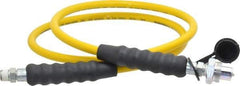 Enerpac - 1/4" Inside Diam x 3/8 NPT 6' Hydraulic Pump Hose - 10,000 psi, CH-604 Opposite End, Thermoplastic - Caliber Tooling