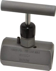 Enerpac - 3/8-18 Inlet Hydraulic Control Valve - 10,000 psi, 3-1/2" High x 1.87" Wide x 2.38" Long - Caliber Tooling