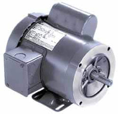 Marathon Electric - 1/2 Max hp, 1,725 Max RPM, Electric AC DC Motor - 115/208-230 V Input, Single Phase, 56C Frame, 0.62" Shaft Diam - Caliber Tooling