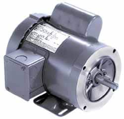 Marathon Electric - 1 Max hp, 3,450 Max RPM, Electric AC DC Motor - 115/208-230 V Input, Single Phase, 56C Frame, 0.62" Shaft Diam - Caliber Tooling