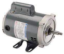 Marathon Electric - 1/4 Max hp, 1,200 Max RPM, Electric AC DC Motor - 115 V Input, Single Phase, 56 Frame, 0.62" Shaft Diam - Caliber Tooling