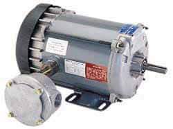 Marathon Electric - 3/4 Max hp, 1,725 Max RPM, Electric AC DC Motor - 208-230/460 V Input, Three Phase, 56 Frame, 0.62" Shaft Diam - Caliber Tooling