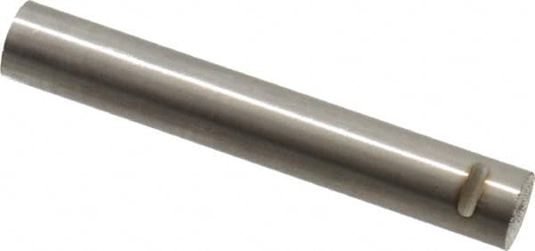 Eclipse - 2" Long x 19/64" Diam, Alnico Round Bar Magnet - Notched, 1,022°Fahrenheit Max Operating Temp - Caliber Tooling