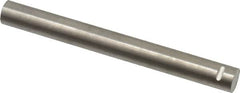 Eclipse - 3" Long x 19/64" Diam, Alnico Round Bar Magnet - Notched, 1,022°Fahrenheit Max Operating Temp - Caliber Tooling