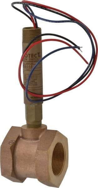 Dwyer - 2,000 psi, Brass Housing, Dwyer Flowtect Flow Switch - 6/5 GPM, Model V6 - Caliber Tooling