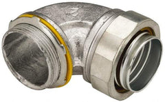 Cooper Crouse-Hinds - 2" Trade, Malleable Iron Threaded Angled Liquidtight Conduit Connector - Noninsulated - Caliber Tooling