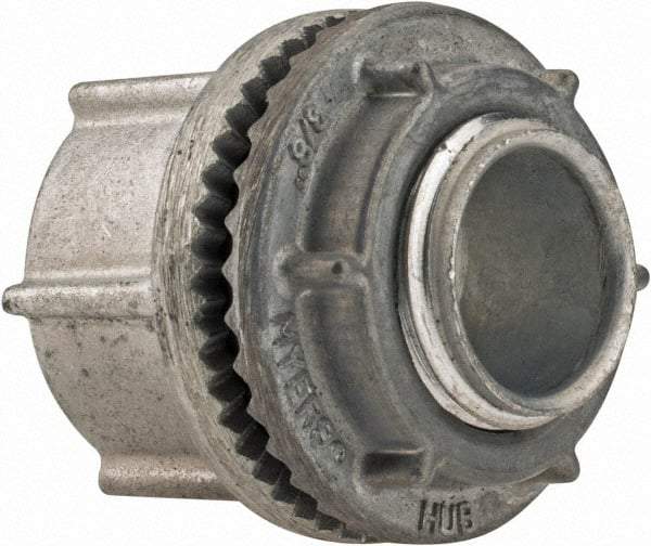 Cooper Crouse-Hinds - 3/8" Trade, Zinc Threaded Rigid/Intermediate (IMC) Conduit Hub - Noninsulated - Caliber Tooling