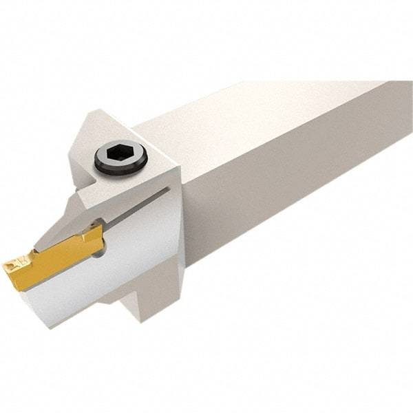 Iscar - HFH, Internal or External, Right Hand, 12mm Max Depth of Cut, 3 to 3mm Groove Width, Indexable Grooving Tool Holder - HFPR 30.. Insert Compatibility, 20mm Shank Height, 20mm Shank Width, 140mm OAL - Caliber Tooling